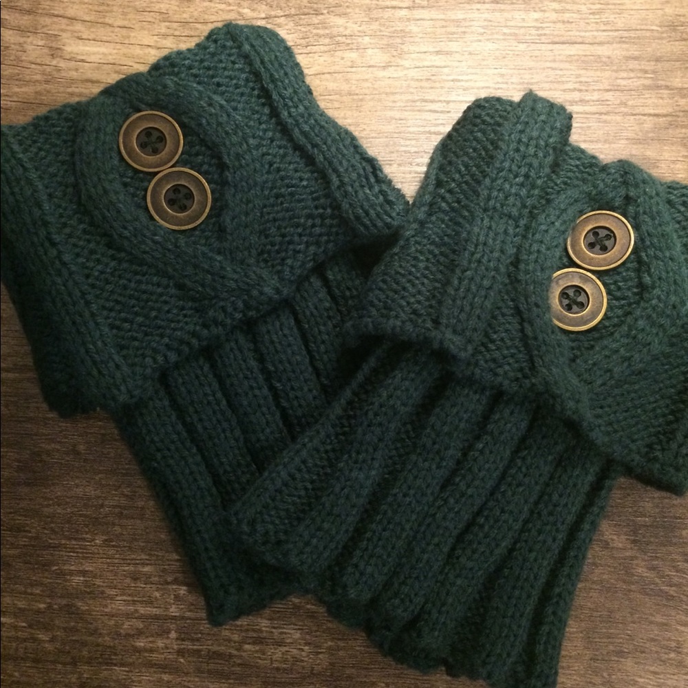 Boot sock cuffs- knitted